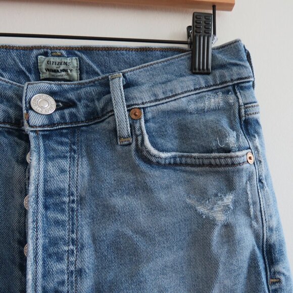 CITIZENS OF HUMANITY Olivia High Rise Slim Ankle Denim Jeans in Moments Size 26 - Picture 5 of 15